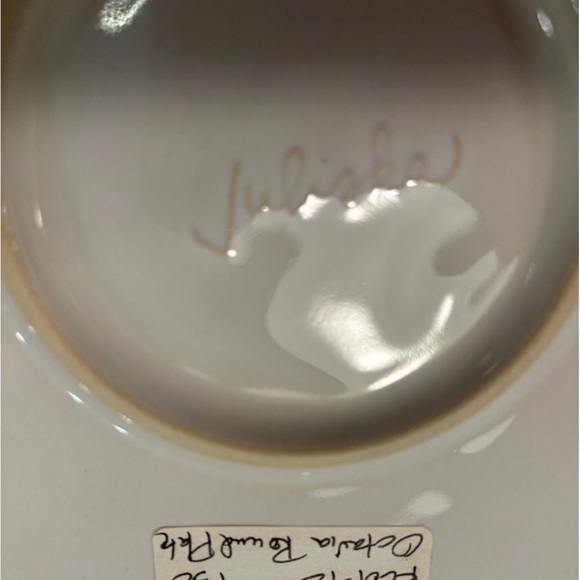 Set of 4 Juliska Octavia Round Dinner Plates - Picture 3 of 5